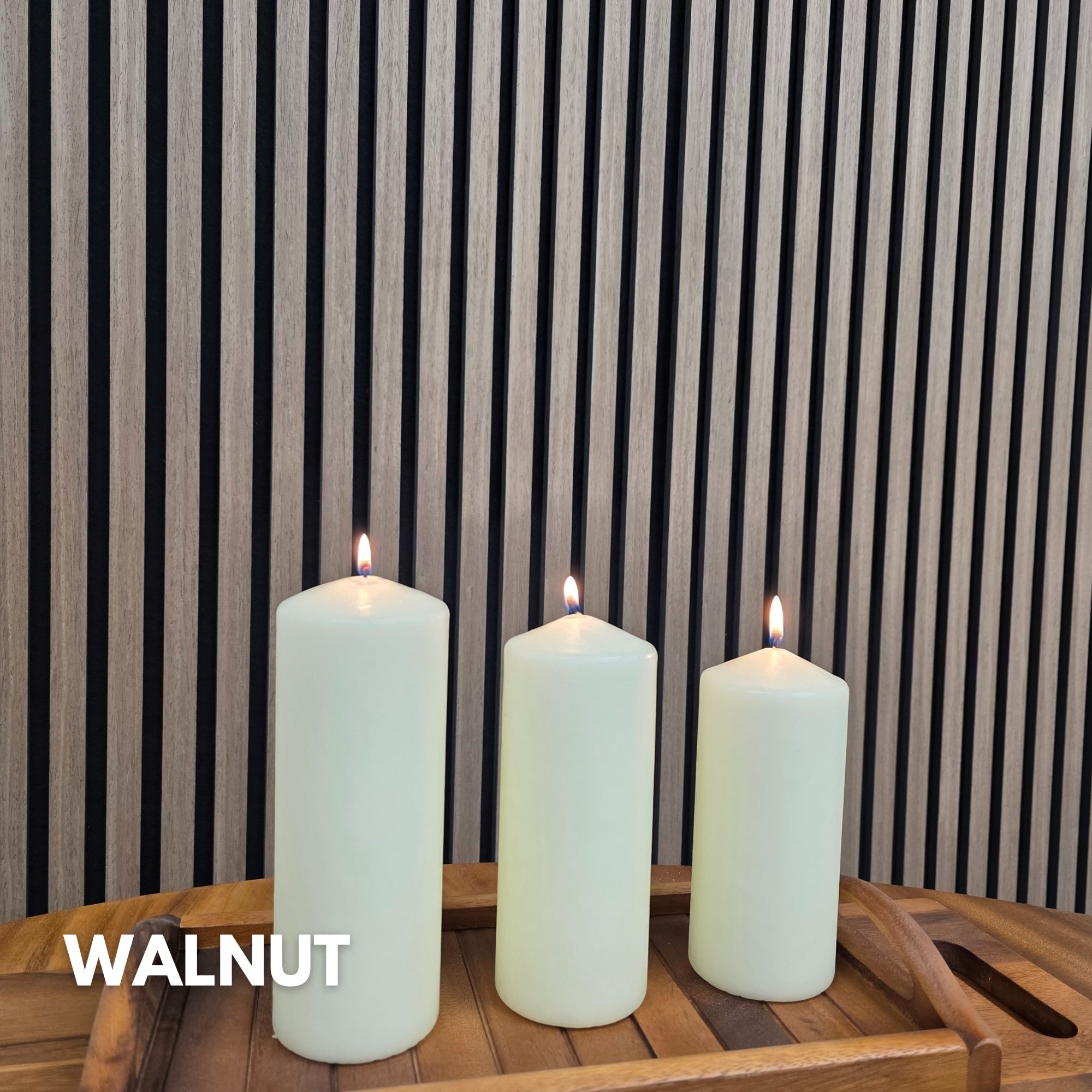 Hochwertige Akustiklamellenwand (verschiedene Farben)