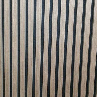 4er-Pack quadratische Akustik-Wandpaneele aus Holz, 600 mm x 600 mm, mit 1x Gratis-Kleber