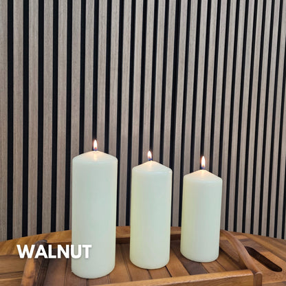 Hochwertige Akustiklamellenwand (verschiedene Farben)